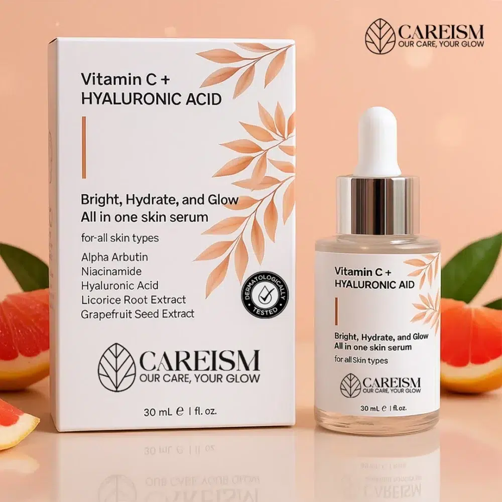 Fade dark spots & boost glow with Careism Vitamin C + Hyaluronic Acid Serum. Dermatologist approved brightening serum.